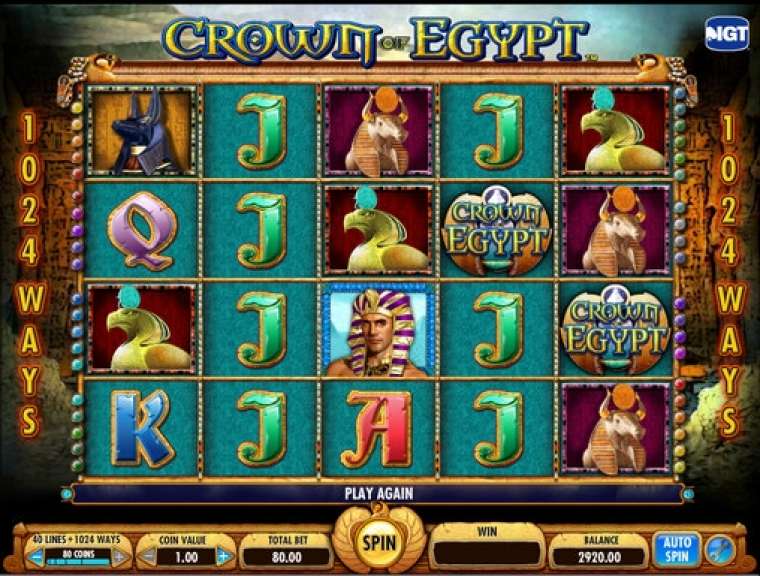 Play Crown of Egypt pokie NZ