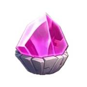 Crystal Clusters: Purple gemstone