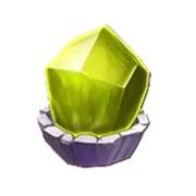 Crystal Clusters: Green gemstone