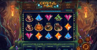 Crystal Mine: Slot machine