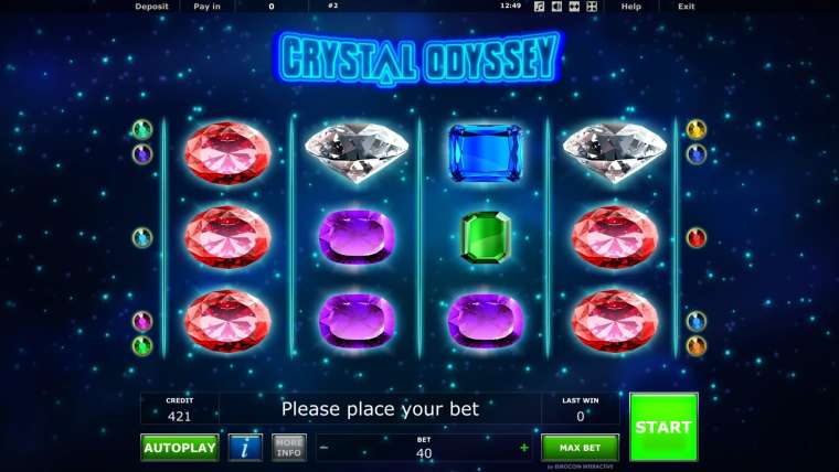 Play Crystal Odyssey pokie NZ