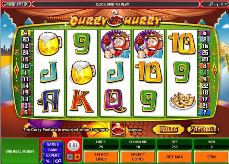 Play Curry in a Hurry pokie NZ