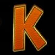 K symbol in Retro Tiger pokie