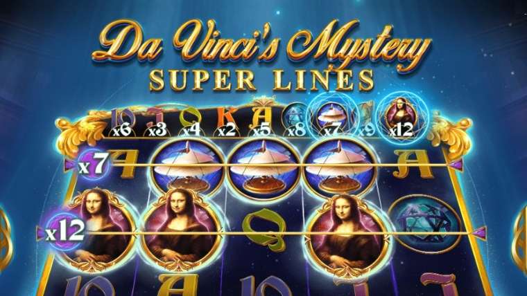 Play Da Vinci's Mystery Super Lines pokie NZ