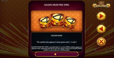 Dancing Drums Explosion: Free spins and/or respins