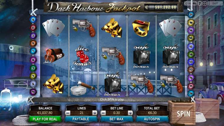 Play Dark Harbour Jackpot pokie NZ