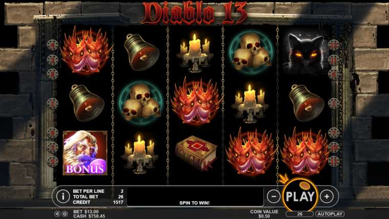 Play Diablo 13 pokie NZ