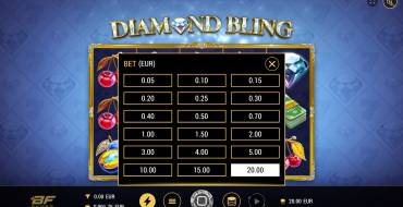 Diamond Bling: Unique features