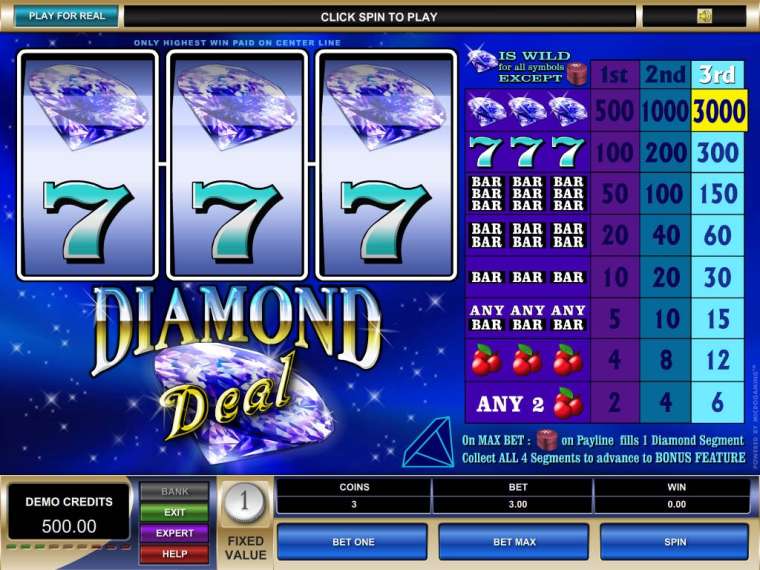 Play Diamond Deal  pokie NZ