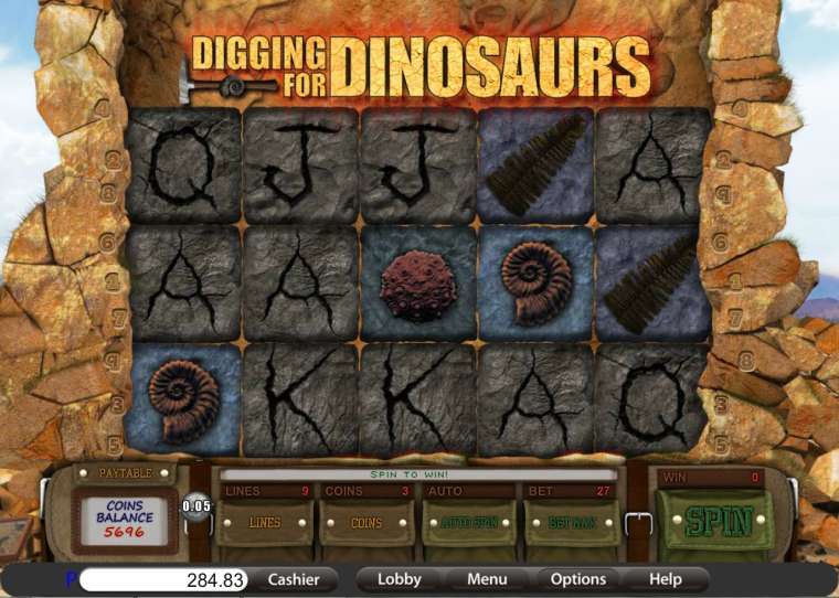 Play Digging for Dinosaurs pokie NZ