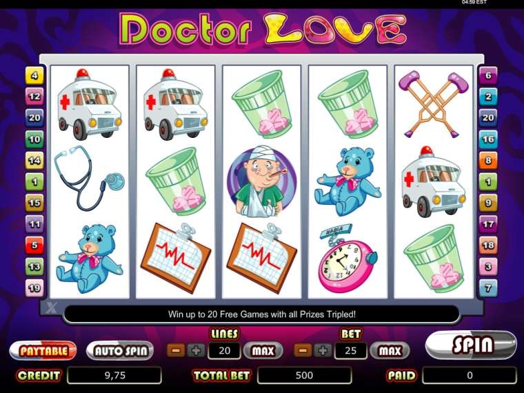 Play Doctor Love pokie NZ