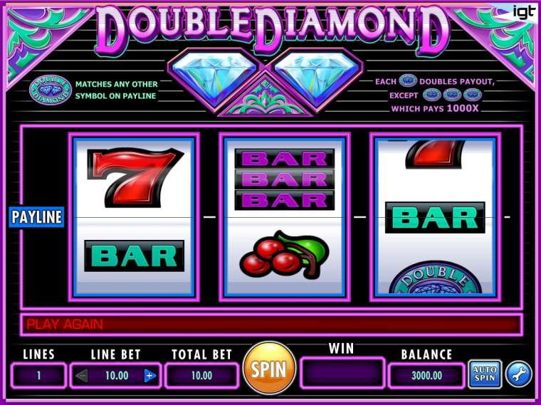 Play Double Diamond pokie NZ