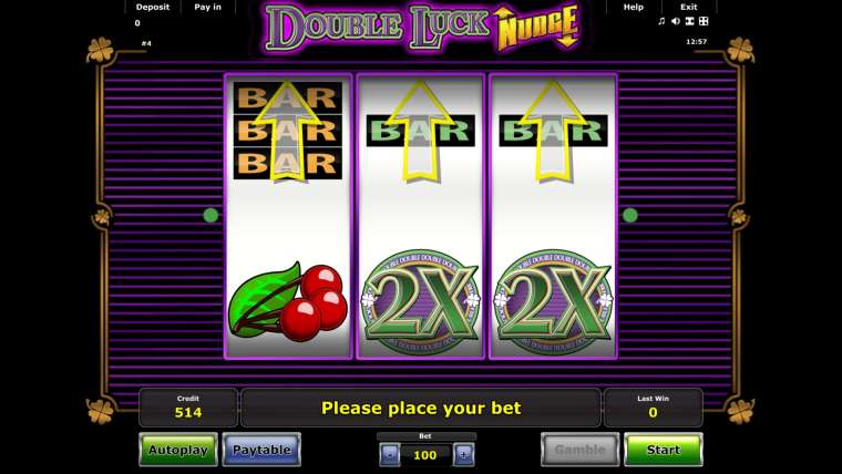 Play Double Luck Nudge pokie NZ