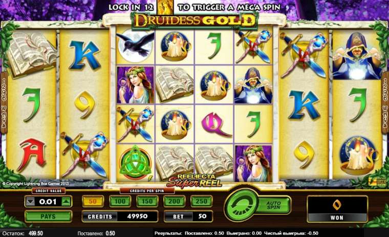 Play Druidess Gold pokie NZ