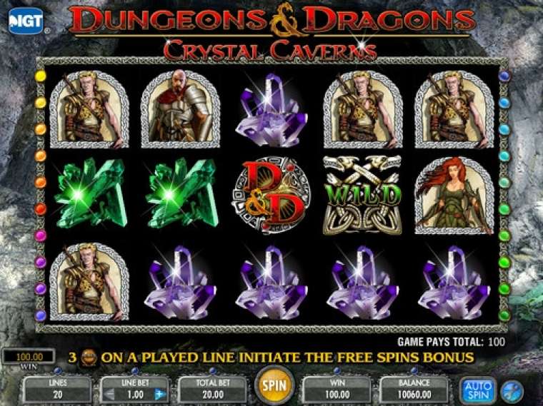 Play Dungeons & Dragons – Crystal Caverns pokie NZ