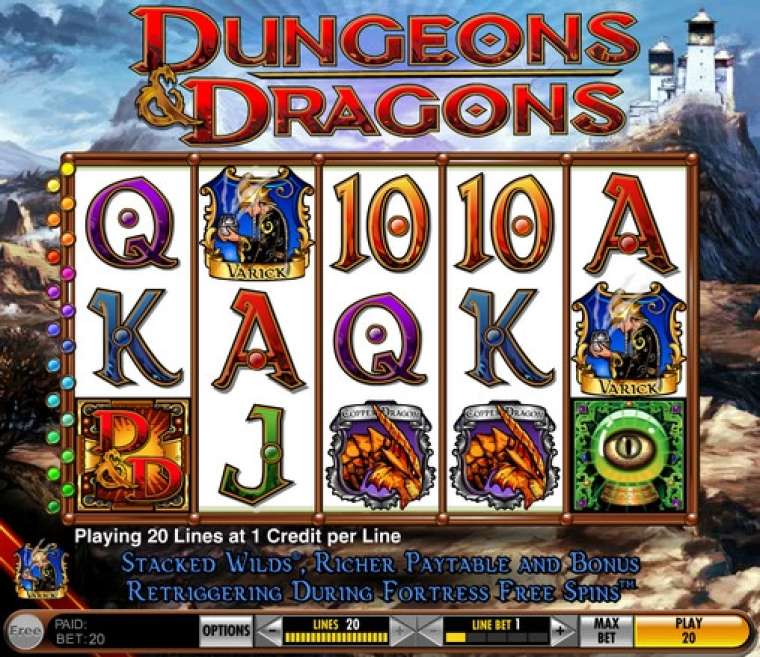 Play Dungeons & Dragons – Fortress of Fortunes pokie NZ