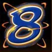 8 Blue symbol in Atomic 8s – Power Spin pokie