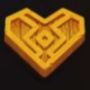 Hearts symbol in Bison Battle pokie