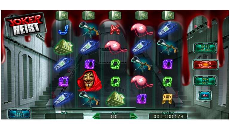 The slot is about crimes in Joker Heist Joker Heist