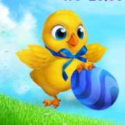 Blue chicken symbol in Eggstra Wilds pokie