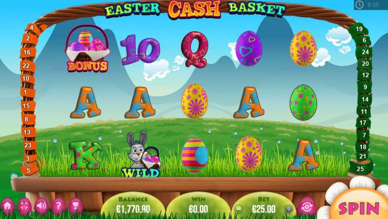 Play Easter Cash Basket pokie NZ