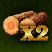 Multiplier symbol in Lumber Jack pokie