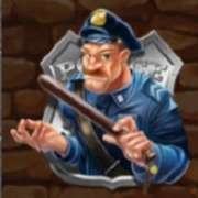 Police officer symbol in Cops ‘n’ Robbers pokie