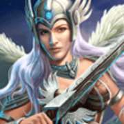 Valkyrie symbol in 2 Gods: Zeux VS Thor pokie