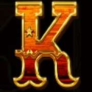 K symbol in Wild Ranch pokie