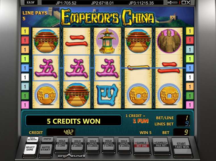 Play Emperor’s China pokie NZ