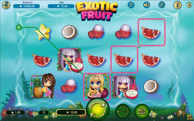 Play Exotic Fruit pokie NZ