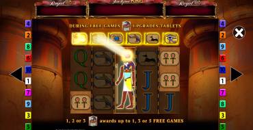 Eye of Horus Jackpot King: Free spins and/or respins