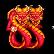 Red dragon symbol in 9 Dragon Kings pokie