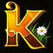 K symbol in Retro Easter pokie