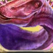 Pink dinosaur symbol in Raging Rex 2 pokie