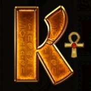 K symbol in Egyptian Sands pokie