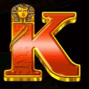 K symbol in Pyramid King pokie