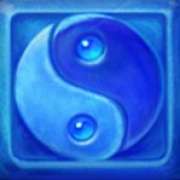 Blue coin symbol in Mystic Orbs pokie