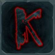 K symbol in House of Ghosts pokie