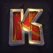 K symbol in Gold Digger Megaways pokie