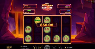 Fiery Slots Cash Mesh Ultra Dice: Winnings