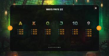Finnegan's Formula: Payout table
