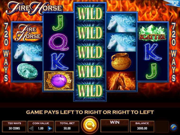 Play Fire Horse pokie NZ