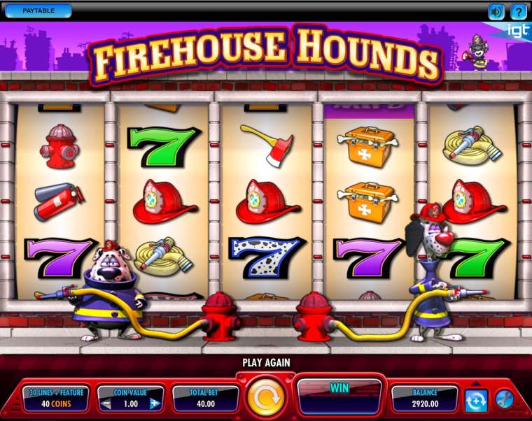 Play Firehouse Hounds pokie NZ