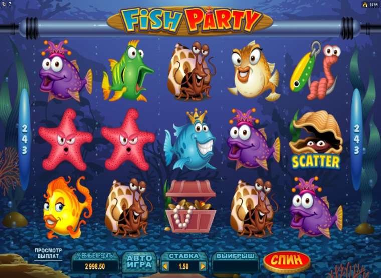 Play Fish Party pokie NZ