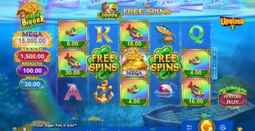 Fishin’ BIGGER Pots of Gold: Slot machine