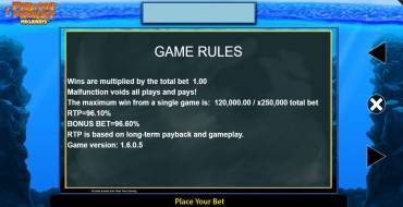 Fishin' Frenzy Megaways: Rules
