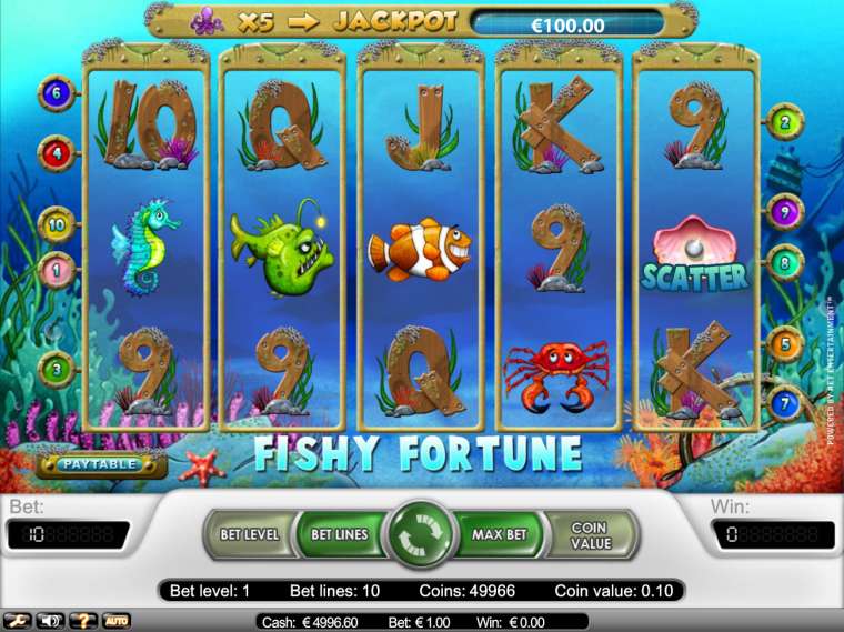 Play Fishy Fortune pokie NZ