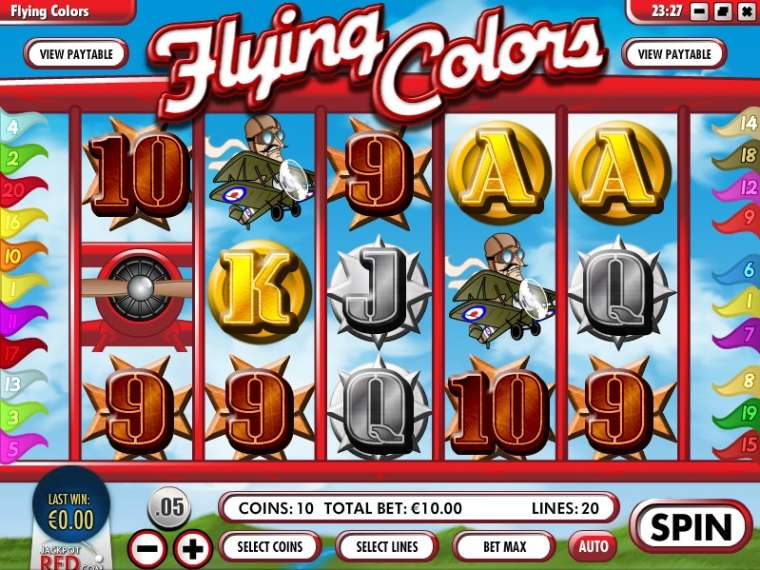 Play Flying Colors pokie NZ