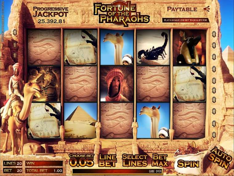 Play Fortune of the Pharaohs pokie NZ